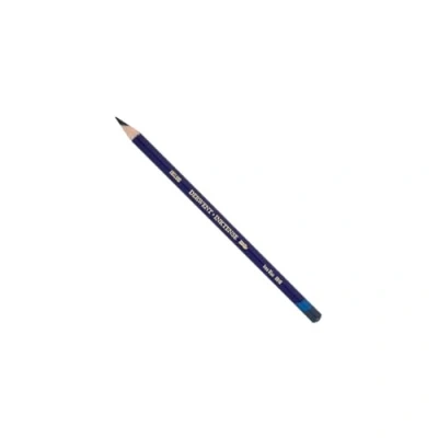 Image of Derwent Inktense Permanent Watercolour Single Pencil, Iron Blue (0840), 4mm Premium Core Strength, Water Soluble, Ideal for Drawing, Colouring &amp; Painting on Paper Fabric, Professional Quality (2301874)