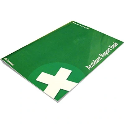 Image of Accident Register Report School Office Medical Record Log Book HSE Compliant