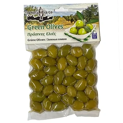 Image of Candia Crop Greek Green Olives, Pack of 5 x 200g (Total: 1 kg)