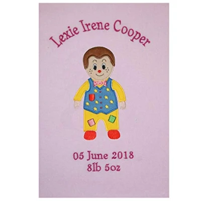 Image of Mr Tumble Personalised Super Soft Fleece Baby Blanket (02 Pink)