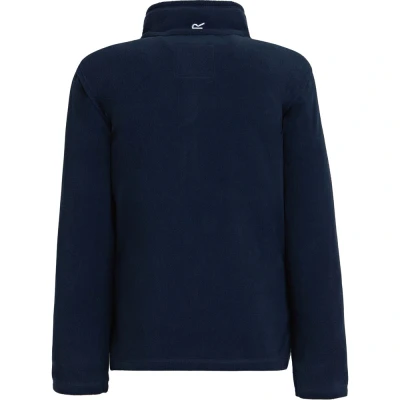 Image of Regatta Childrens Unisex Great Outdoors Childrens/Kids King II Lightweight Full Zip Fleece Jacket Navy Size 15 16Y