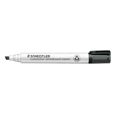 Image of STAEDTLER 351 9 Lumocolor Whiteboard Marker Bullet Tip Black (Box of 10)