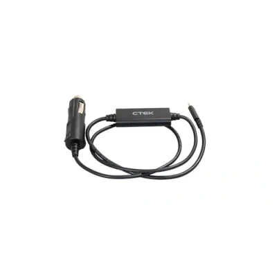 Image of CTEK 40 464 Replacement USB C Charging Cable CS FREE Portable Battery Charger Maintainer, 12V Plug, Black