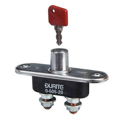 Image of Durite Battery Isolator Switch With Removable Key On/Off positions