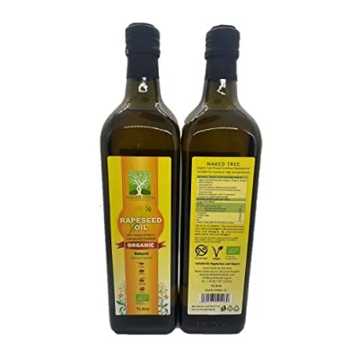 Image of Organic Virgin Rapeseed Oil Cold Pressed Unrefined 1 Litre