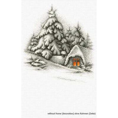 Image of Luca S Winter Landscape Counted Cross Stitch Kit, Multi Colour