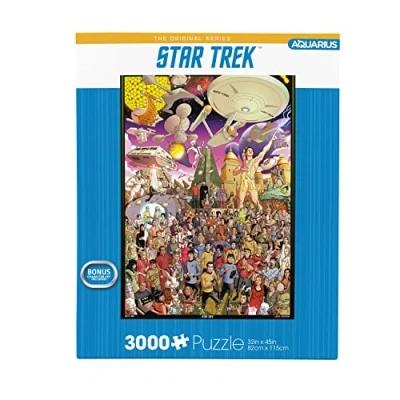 Image of Aquarius Star Trek Puzzle (3000 Piece Jigsaw Puzzle) Officially Licensed Merchandise &amp; Collectibles Glare Free Precision Fit 32 x 45 Inches