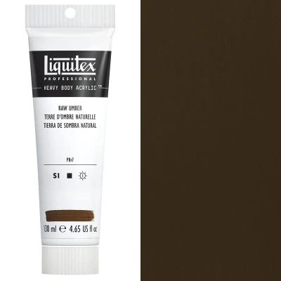 Image of Liquitex Professional Heavy Body Acrylic Paint 138 ml tube, Raw Umber