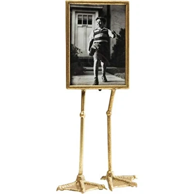 Image of Kare Design Frame Duck Feet Vertical, Gold, steel, glass clear, medium denisity fibreboard, picture frame, home decor for living room, bedroom, hallway, 38,5x19x9,5cm (H/W/D)