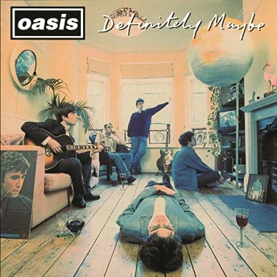 Image of Oasis Definitely Maybe 180gm vinyl 2014 UK 2 LP set RKIDLP70