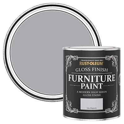 Image of Rust Oleum Purple Furniture Paint in Gloss Finish Lilac Rhapsody 750ml