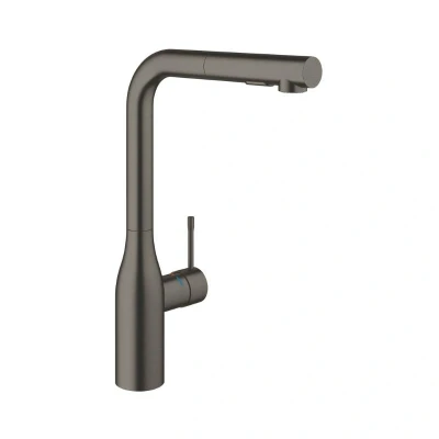 Image of Grohe Essence Single Lever Sink Mixer Brushed Hard Graphite (30270AL0)