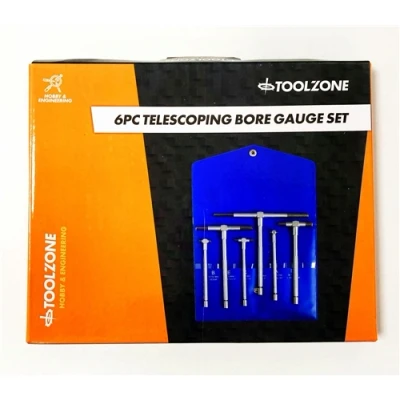 Image of Toolzone 6 Piece Telescoping Gauge Set Stainless Steel