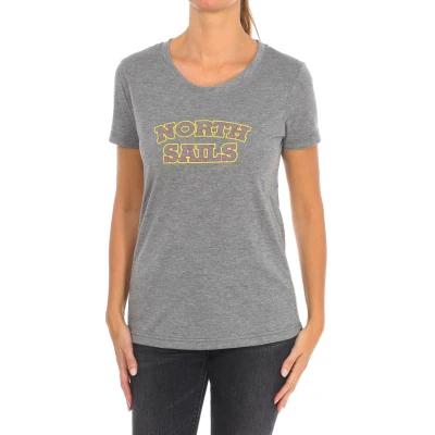 Image of North Sails Womenss short sleeve t shirt 9024320 Grey Size X Large