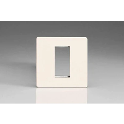 Image of Varilight XDYG1S.PD Screwless Primed DataGrid Plate (1 Space)