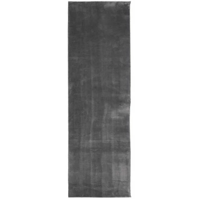 Image of vidaXL Rug HUARTE Short Pile Soft and Washable Anthracite 80x250 cm