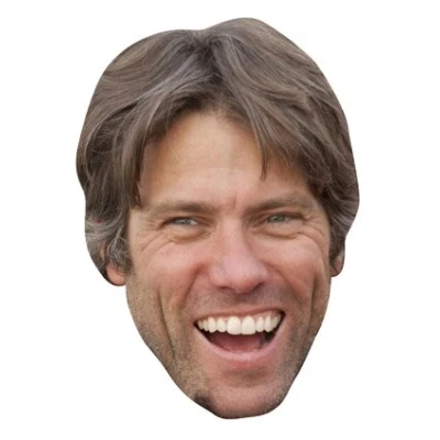 Image of FoxyPrinting John Bishop Celebrity Cardboard Party Face Mask Fancy Dress
