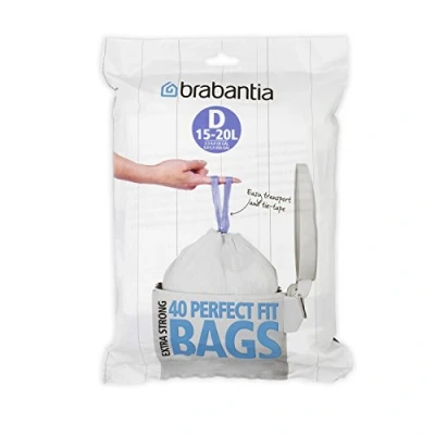 Image of Brabantia PerfectFit bags D 15 20 litre Dispenser Pack of 40