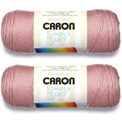 Image of Caron Simply Soft Pack of 2 Balls 170g Each Ball Victorian Rose
