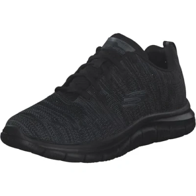 Image of Skechers Mens 232298 Bbk Sneaker, Black Knit Trim, 8 UK