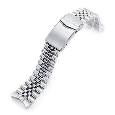 Image of MiLTAT 22mm JUB Watch Band compatible with Orient Kamasu RA AA0004E19A AA0001B19A AA0002L19B