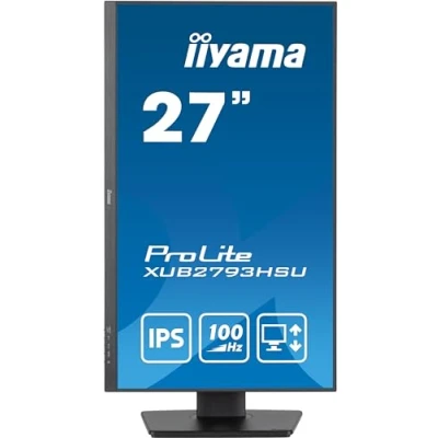 Image of iiyama XUB2793HSU B7 27&quot; IPS slim bezel, 100Hz, 1ms, FreeSync, 1920x1080, HDMI/DP/USB, Height Adjustable Stand