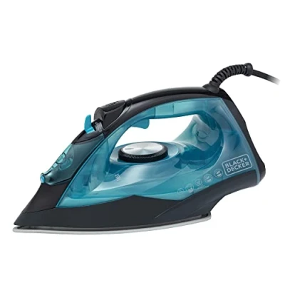 Image of Black DECKER BXIR22002GB Steam Iron &amp; Blue
