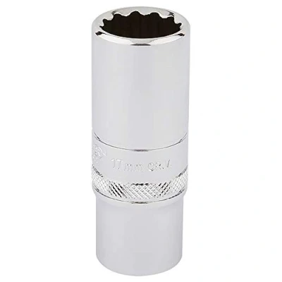 Image of Draper HI TORQ� 12 Point Deep Socket, 3/8&quot; Sq. Dr., 17mm