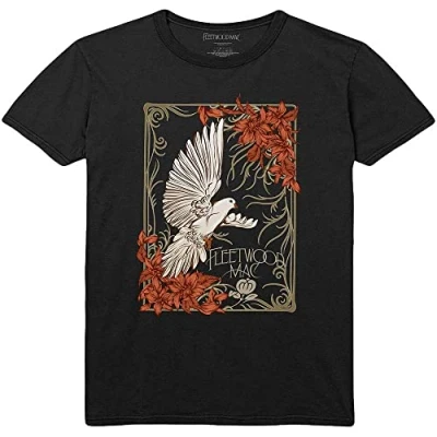 Image of Fleetwood Mac Dove Official Tee T Shirt Mens Unisex (Large) Black