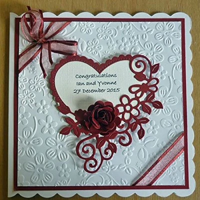 Image of Gemini_mall® Flower Heart Metal Cutting Dies Stencils DIY Scrapbooking Album Paper Card Embossing Craft (Heart Dies)