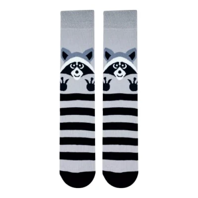 Image of Raccoon Socks/Gift Socks/Unisex Socks/Animal Socks/Novelty Socks/Christmas Gifts