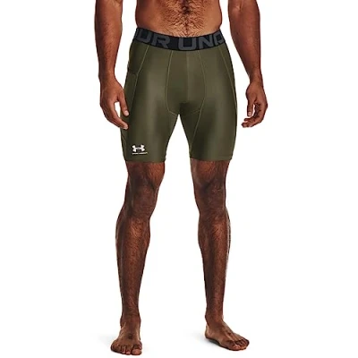 Image of Under Armour Men&#039;s UA HG Long Shorts, Lightweight Running Sweat Wicking and Quick Drying Base Layer, Compression Shorts for Men
