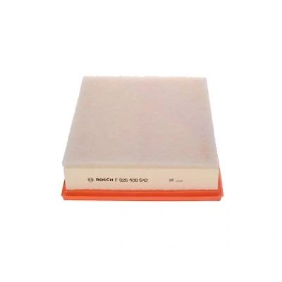 Image of 2N0129620 Air Filter BOSCH F 026 400 642 67,2mm 245,5mm 292mm Insert VOLKSWAGEN: Crafter Van, Platform / Chassis, MAN: TGE Box