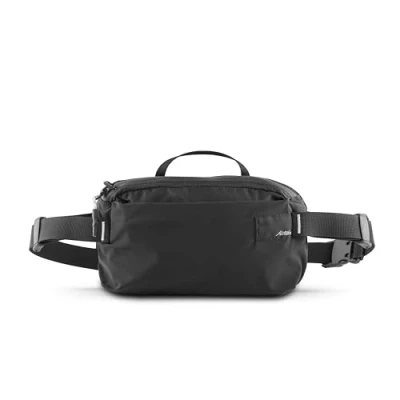 Image of Matador Refraction Foldable Sling Bag Water Resistant Bum w/Zipper Security Loops &amp; Compression Straps; Sustainable Fanny Pack for Men Women; Great Travel Casual Use