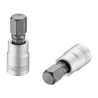 Image of Teng Tools 8MM 1/4 Inch Drive Metric Hex Chrome Vanadium Socket M141508 C