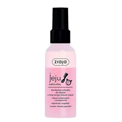 Image of Ziaja Jeju PINK Duo Phase Hair Conditioner Spray 125ml
