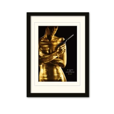 Image of James Bond 50th Anniversary A3 Framed and Mounted Print