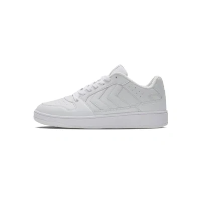 Image of Hummel Unisex ST. Power Play Sneaker, White, 4 UK