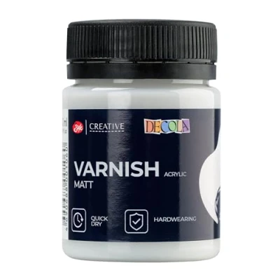 Image of Decola acrylic varnish matt, 50 ml matt for paints, protects your works of art from UV steel, dust and yellowing, paints by Nevskaya Palitra