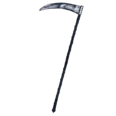 Image of Zac&#039;s Alter Ego 82cm Grim Reaper Burnished Plastic Scythe