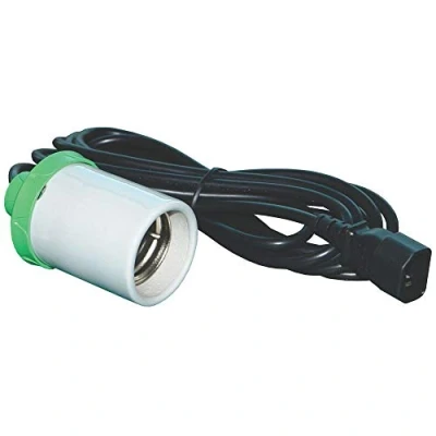 Image of CFL HPS MH Lamp Holder Grow Light Bulb E40 Fitting 4m Cord Hydroponics LUMii