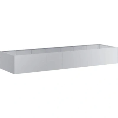 Image of vidaXL Planter 280x80x40 cm Galvanised Steel