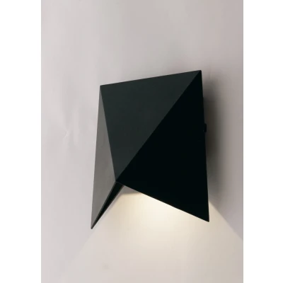 Image of Stealth Outdoor LED Aluminium Down Wall Lamp, Black Matt, IP54, 4000K