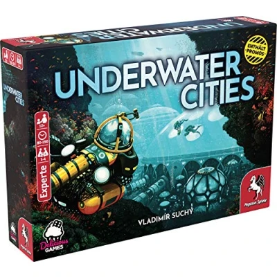 Image of Pegasus Spiele 51905G Underwater Cities (German Edition) Recommended Connoisseur Game of The Year 2020, Multicoloured