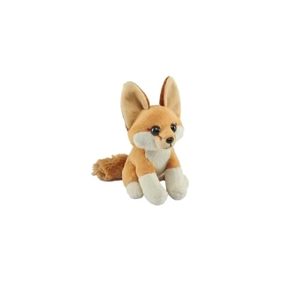 Image of Wild Republic Pocketkins Eco Fennec Fox, Stuffed Animal, 5 Inches, Plush Toy, Made from Recycled Materials, Friendly