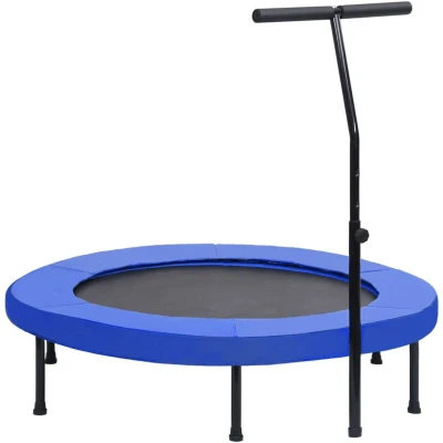 Image of vidaXL Fitness Trampoline with Handle and Safety Pad 102 cm