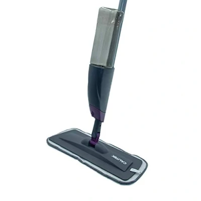 Image of CALITEK Spray Mop Microfibre Floor with 2 Reusable Pads and 600ml Refillable bottle 360 Degree Rotation for Cleaning Suitable Hardwood Marble Tile Laminate or Ceramic Floors