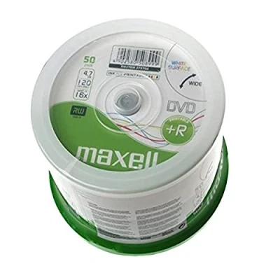 Image of Maxell DVD R 4.7 GB/120 Min 16x, Full Printable, 50 pieces in ECO Pack