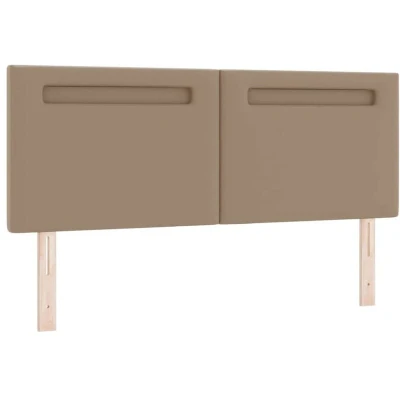 Image of vidaXL Headboard Plain Design Cappuccino 160 cm Faux Leather