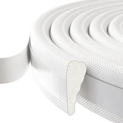 Image of Draft Excluder for Doors and Windows,Draught Tape,Door Tape Window Insulation Foam Seal Strip,Window Door Soundproofing Sealing Weather Strip（White,5M）